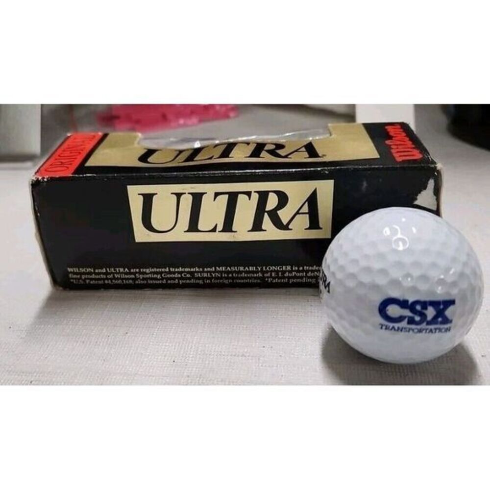 CSX Transportation logo golf‎ balls - Rail Freight Transportation 3 Pk.  B4